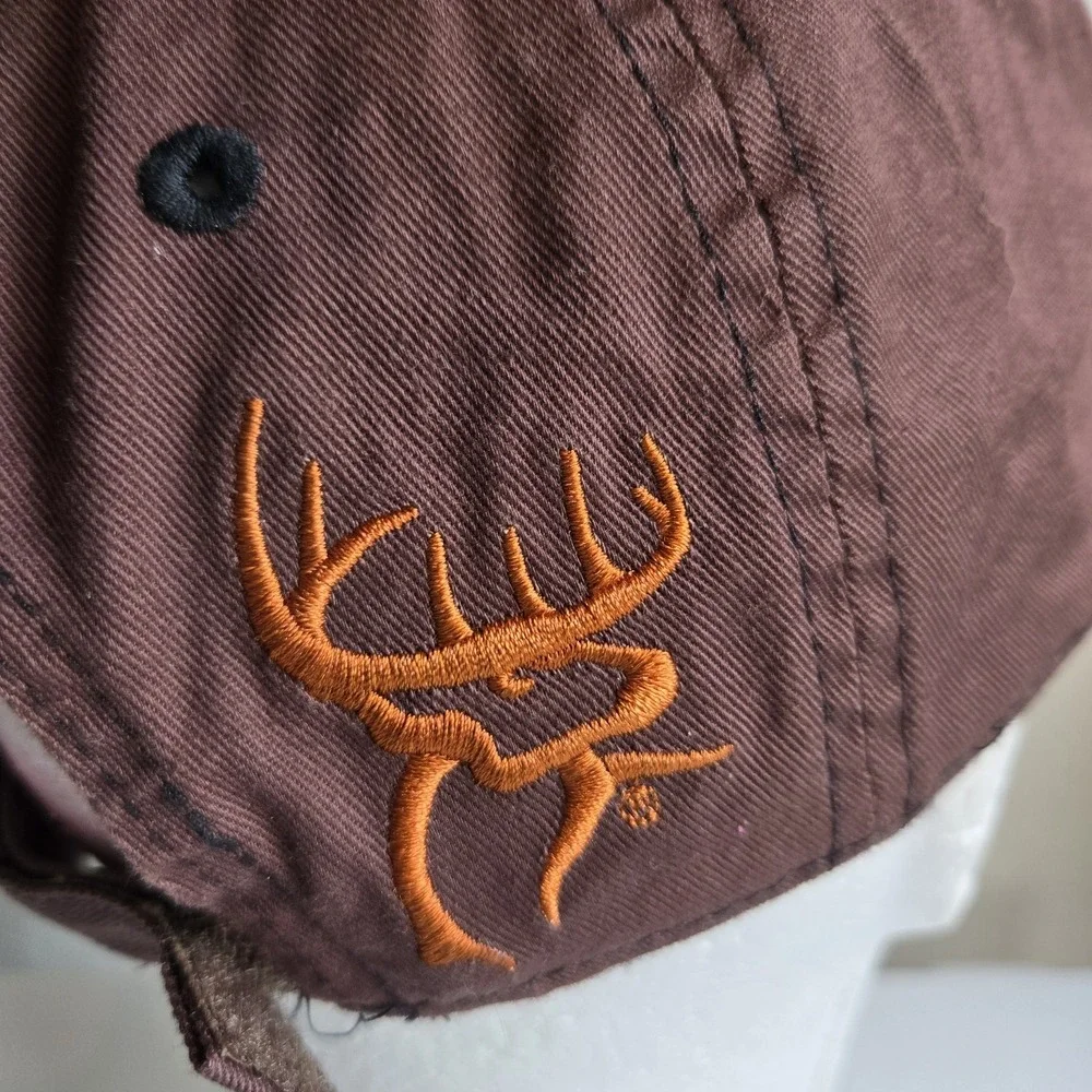 Buck Commander Hat Cap Mens Brown Camo Strapback Embroidered Logo‎